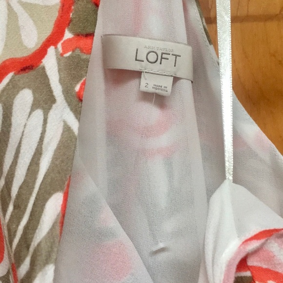 NWOT LOFT Floral Maxi Dress - Picture 5 of 6